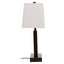Esperance Lighting Leora Black and White Table Lamp House of Isabella UK