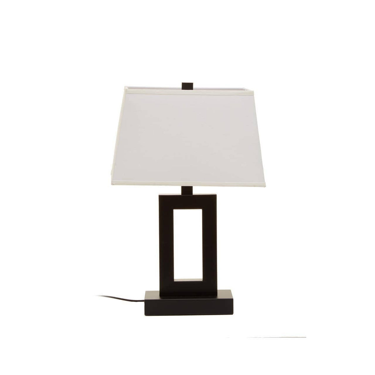 Esperance Lighting Leora Black and White Table Lamp House of Isabella UK