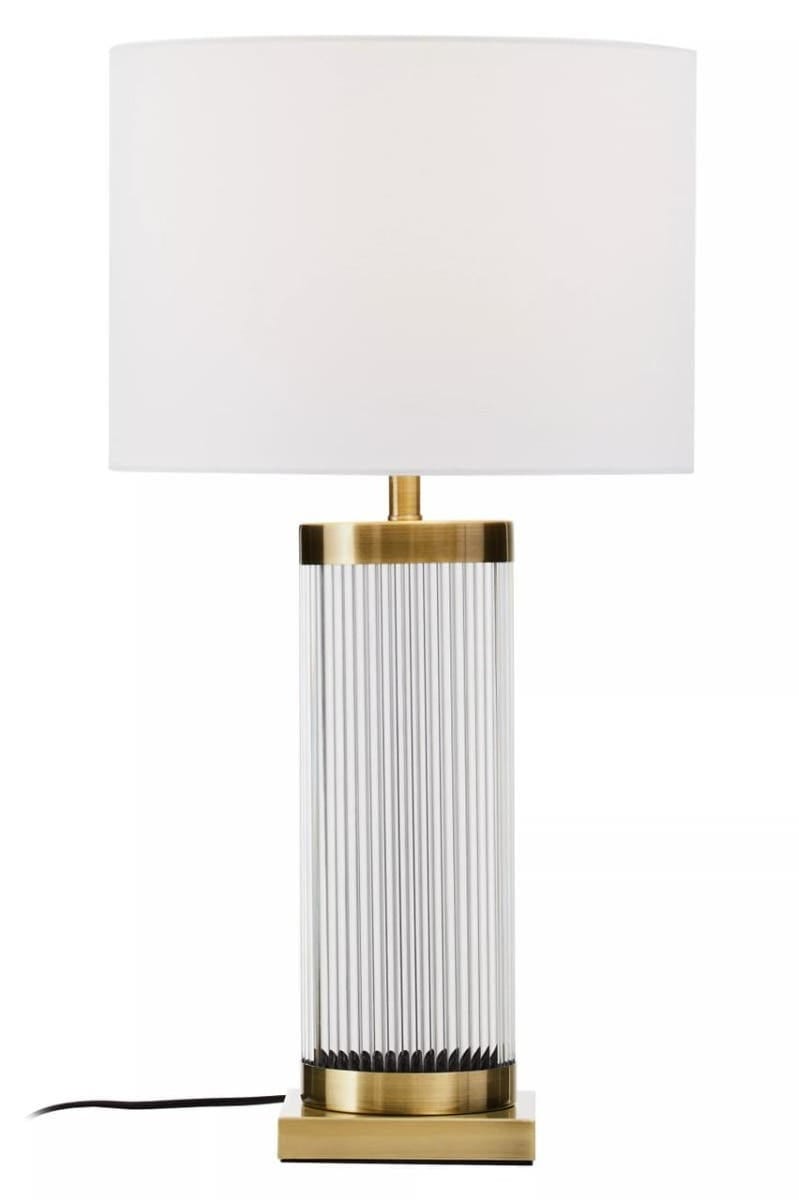 Esperance Lighting Lily White and Gold Table Lamp House of Isabella UK