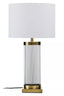 Esperance Lighting Lily White and Gold Table Lamp House of Isabella UK