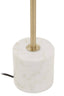 Esperance Lighting Murdoch Table Lamp with White Marble Base House of Isabella UK