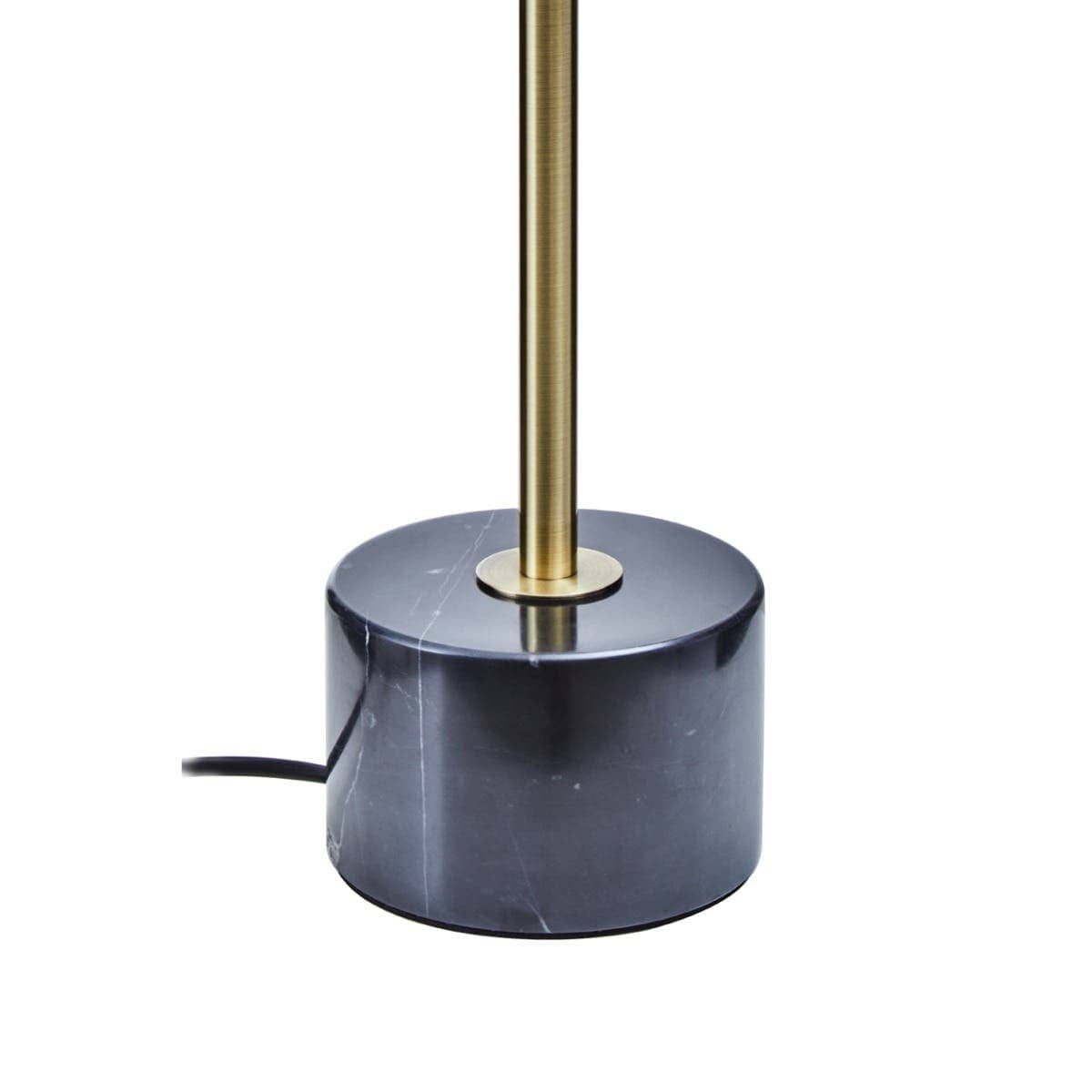 Esperance Lighting Palais Brushed Brass Table Lamp with Black Marble Base House of Isabella UK