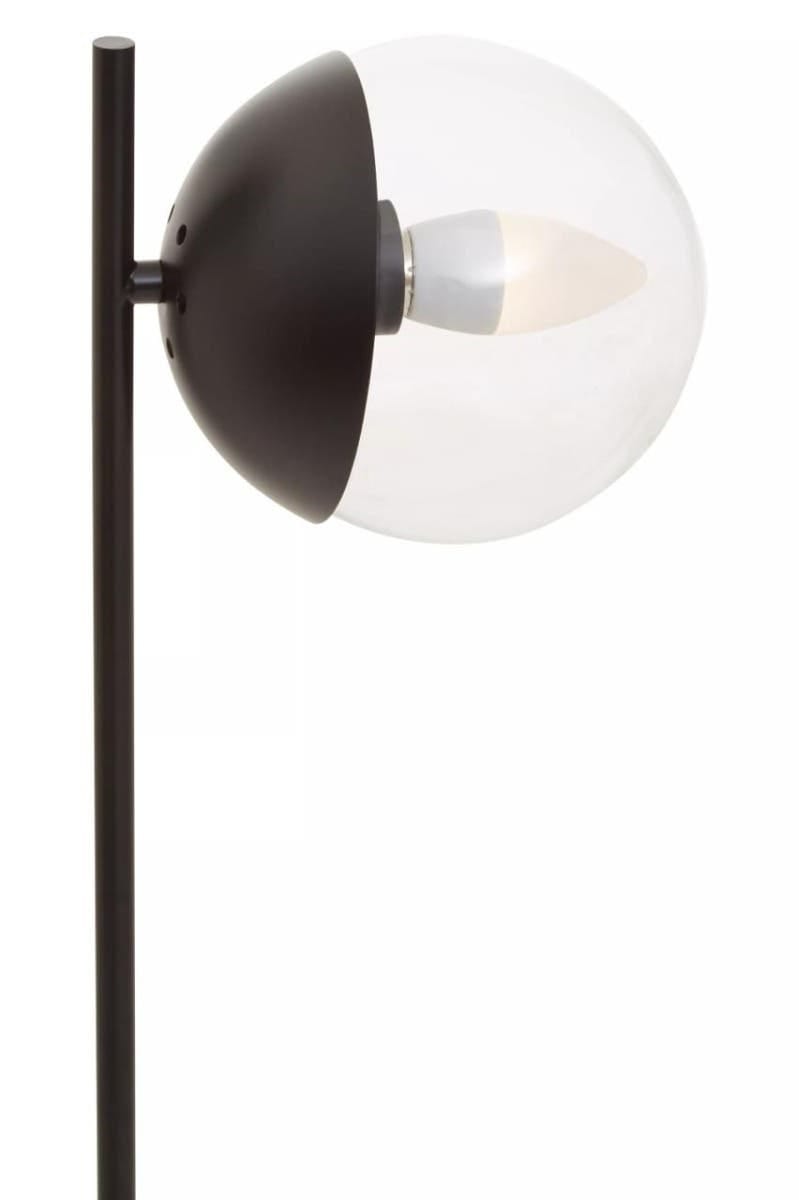Esperance Lighting Revive Black Finish Metal Table Lamp with Marble Base House of Isabella UK