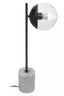 Esperance Lighting Revive Black Finish Metal Table Lamp with Marble Base House of Isabella UK