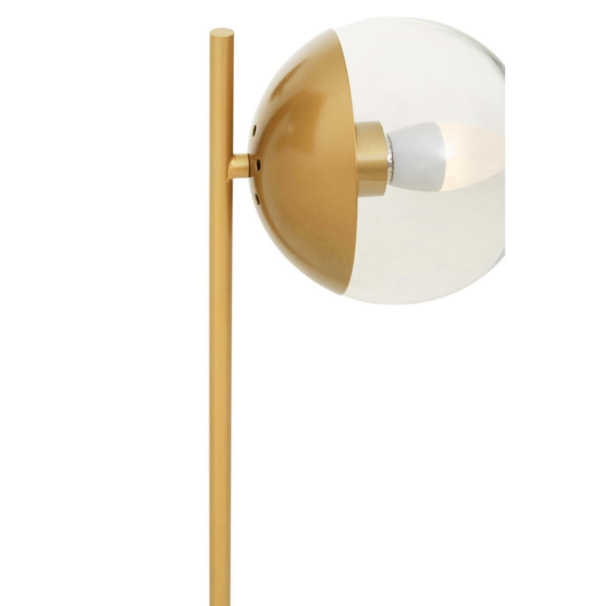 Esperance Lighting Revive Gold Finish Metal Table Lamp with White Marble Base House of Isabella UK