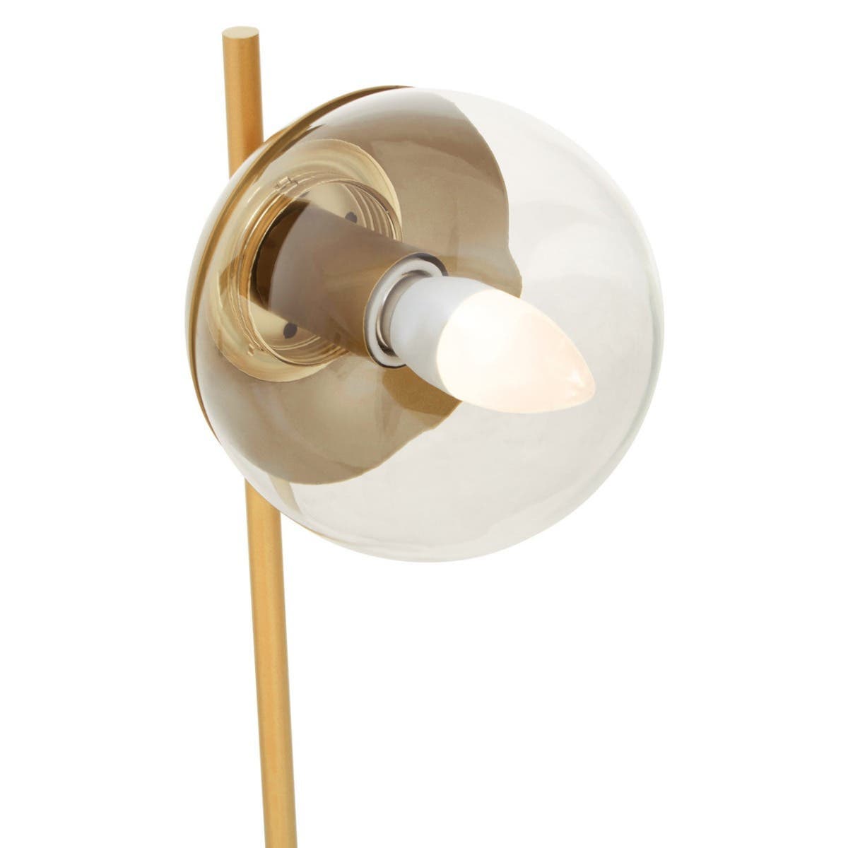 Esperance Lighting Revive Gold Finish Metal Table Lamp with White Marble Base House of Isabella UK