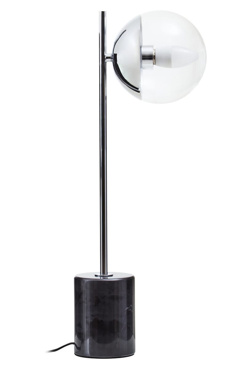 Esperance Lighting Revive Small Silver Finish Metal Table Lamp House of Isabella UK