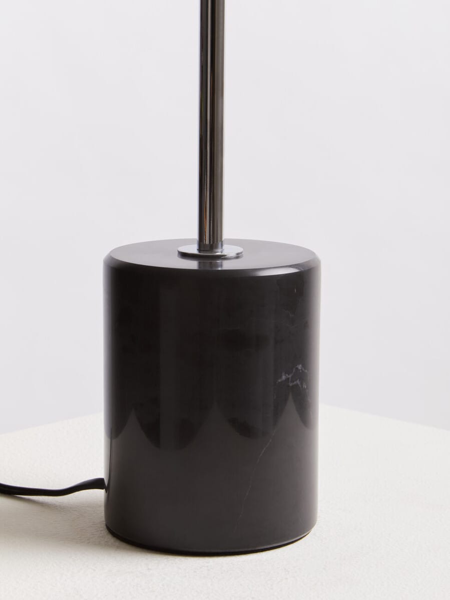 Esperance Lighting Revive Small Silver Finish Metal Table Lamp House of Isabella UK