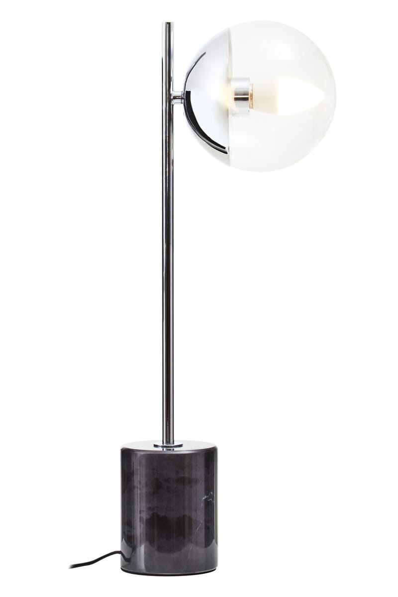 Esperance Lighting Revive Small Silver Finish Metal Table Lamp House of Isabella UK