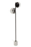 Esperance Lighting Revive Two Light Black Floor Lamp with Marble Base House of Isabella UK
