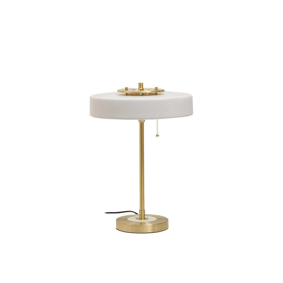 Esperance Lighting Rogano White Shade with Gold Finish Frame Table Lamp House of Isabella UK