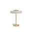 Esperance Lighting Rogano White Shade with Gold Finish Frame Table Lamp House of Isabella UK