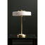 Esperance Lighting Rogano White Shade with Gold Finish Frame Table Lamp House of Isabella UK