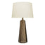 Esperance Lighting Spiridon Antique Brass Finish Table Lamp with Cream Shade House of Isabella UK