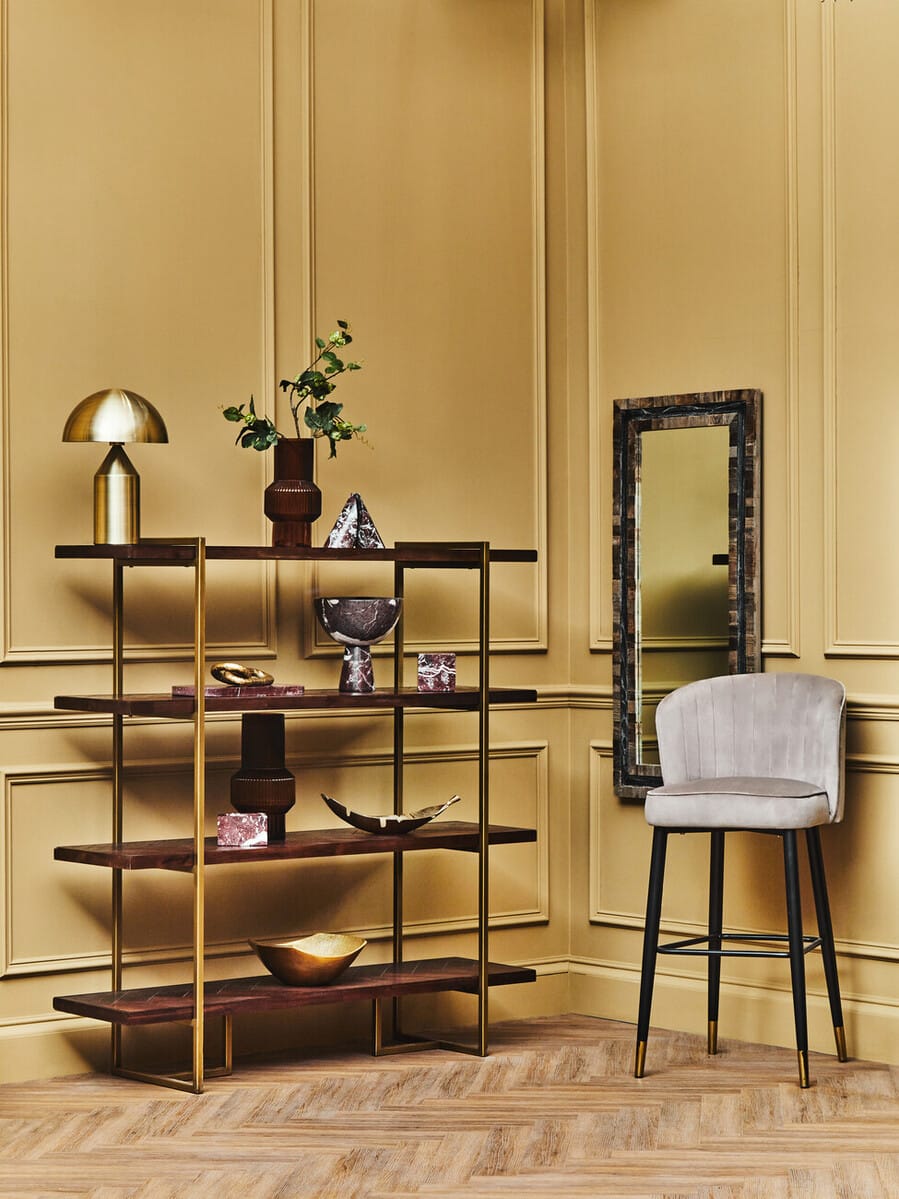 Esperance Lighting Tobor Gold Finish Table Lamp House of Isabella UK