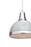 Esperance Lighting Vermont Three Shutter Grey and Chrome Shade Pendant Light House of Isabella UK