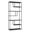 Esperance Living Acero Black Metal Multi Tier Shelving Unit House of Isabella UK