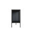 Esperance Living Addison Black Metal and Fluted Glass Door Sideboard House of Isabella UK