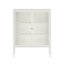 Esperance Living Addison Warm White Metal and Fluted Glass Door Cabinet House of Isabella UK