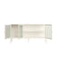 Esperance Living Addison Warm White Metal Fluted Glass Door Sideboard House of Isabella UK