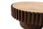 Esperance Living Babel Oval Travertine and Mango Wood Coffee Table House of Isabella UK