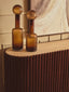 Esperance Living Babel Travertine and Mango Wood 2 Door Curved Sideboard House of Isabella UK