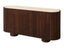 Esperance Living Babel Travertine and Mango Wood 2 Door Curved Sideboard House of Isabella UK