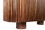Esperance Living Babel Travertine and Mango Wood 2 Door Curved Sideboard House of Isabella UK