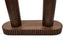 Esperance Living Babel Travertine and Mango Wood Curved Console Table House of Isabella UK