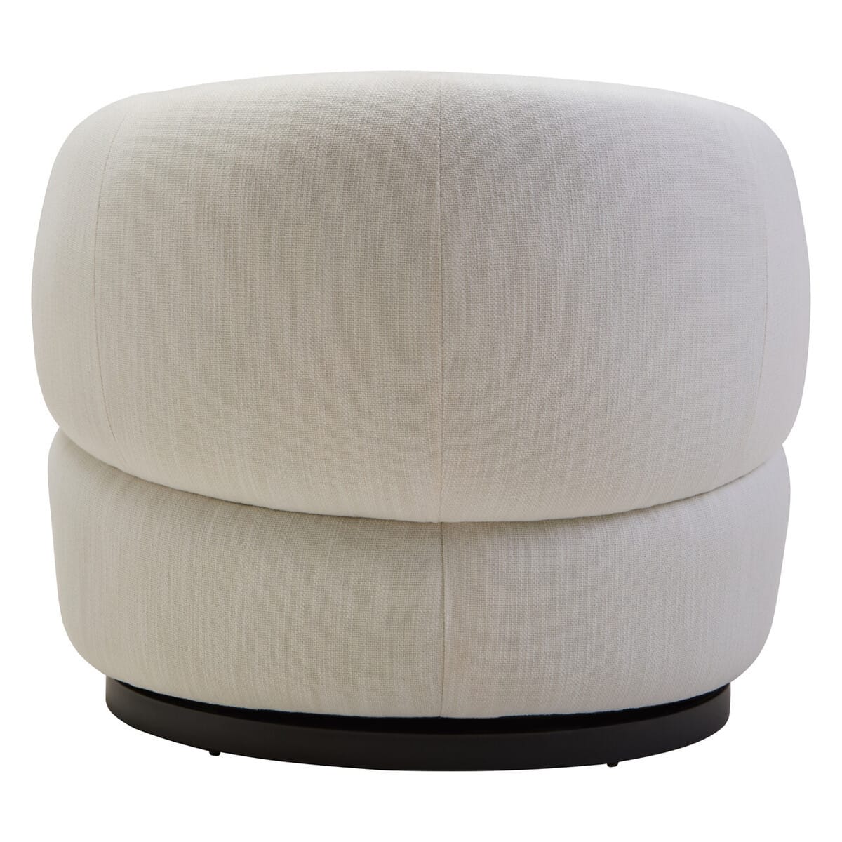 Esperance Living Bordo Textured Cream Curved Swivel Chair House of Isabella UK
