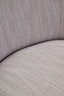 Esperance Living Bordo Textured Grey Curved Swivel Chair House of Isabella UK