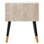 Esperance Living Cadio 2 Drawer Shagreen Effect Side Table House of Isabella UK