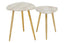 Esperance Living Cadio Set Of Two Shagreen Effect Side Tables House of Isabella UK