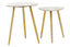 Esperance Living Cadio Set Of Two Shagreen Effect Side Tables House of Isabella UK