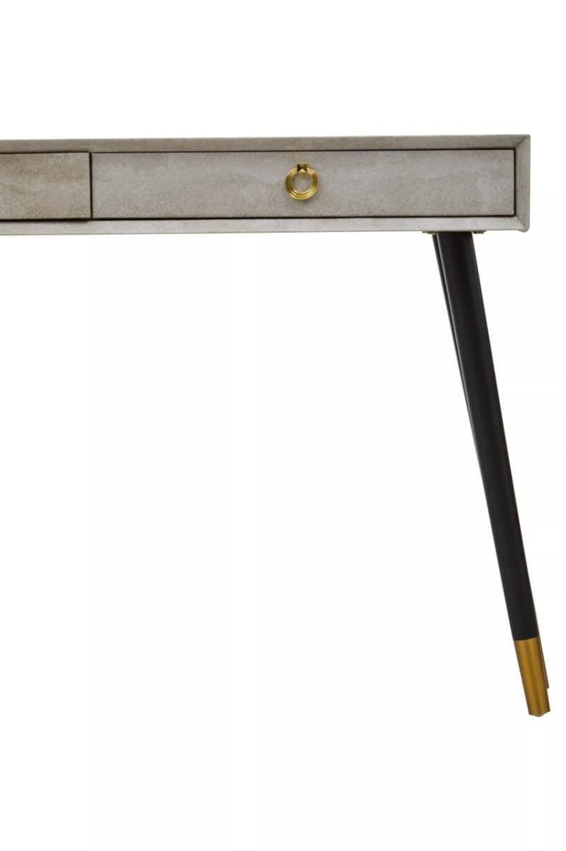 Esperance Living Cadio Shagreen Effect Two Drawer Console Table House of Isabella UK