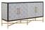 Esperance Living Cadiz Grey Shagreen Effect 4 Door Sideboard House of Isabella UK