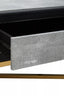 Esperance Living Cadiz Grey Shagreen Effect Coffee Table with 2 Drawers House of Isabella UK