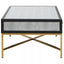Esperance Living Cadiz Grey Shagreen Effect Coffee Table with 2 Drawers House of Isabella UK