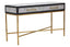 Esperance Living Cadiz Grey Shagreen Effect Console Table with 2 Drawers House of Isabella UK