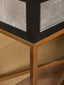 Esperance Living Cadiz Grey Shagreen Effect Console Table with 2 Drawers House of Isabella UK