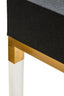 Esperance Living Cardona Black Shagreen Effect 2 Drawer Console Table House of Isabella UK