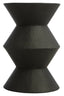 Esperance Living Cardona Black Shagreen Effect Side Table House of Isabella UK