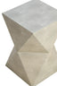 Esperance Living Cardona Grey Shagreen Effect Side Table House of Isabella UK