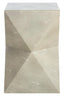 Esperance Living Cardona Grey Shagreen Effect Side Table House of Isabella UK