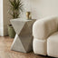 Esperance Living Cardona Grey Shagreen Effect Side Table House of Isabella UK