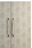 Esperance Living Cardona Two Door Grey Shagreen Effect Cabinet House of Isabella UK