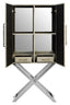 Esperance Living Cardona Two Door Grey Shagreen Effect Cabinet House of Isabella UK