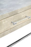 Esperance Living Cardona Two Drawer Grey Shagreen Effect Console Table House of Isabella UK