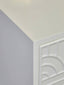 Esperance Living Danta Off White 2 Drawer Side Table House of Isabella UK