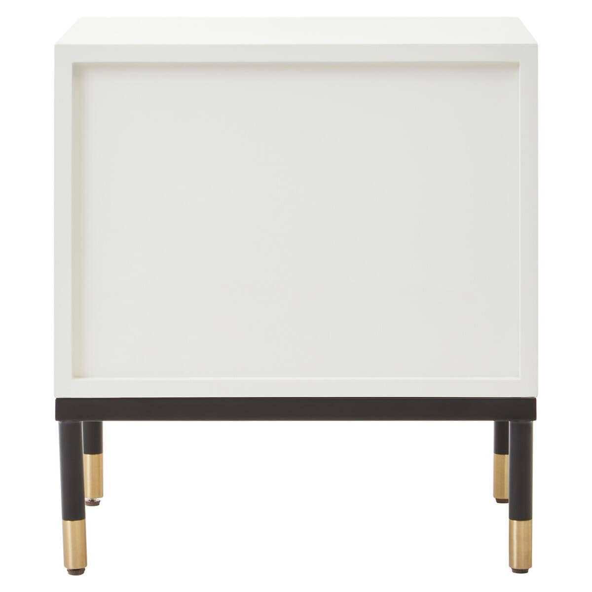 Esperance Living Danta Off White 2 Drawer Side Table House of Isabella UK